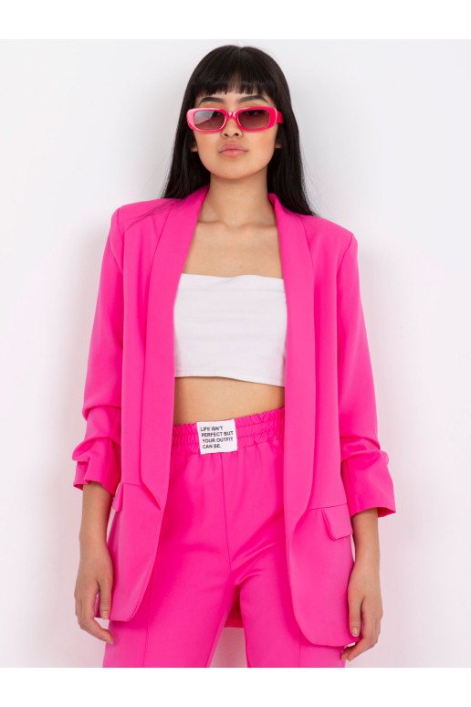 Blazer-DHJ-MA-7684.15P-fluo rožinė