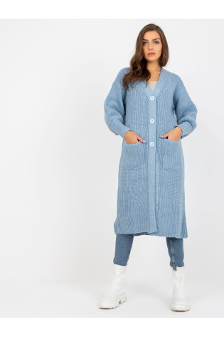 Cardigan-TW-SW-BL-0100.38X-šviesiai mėlyna