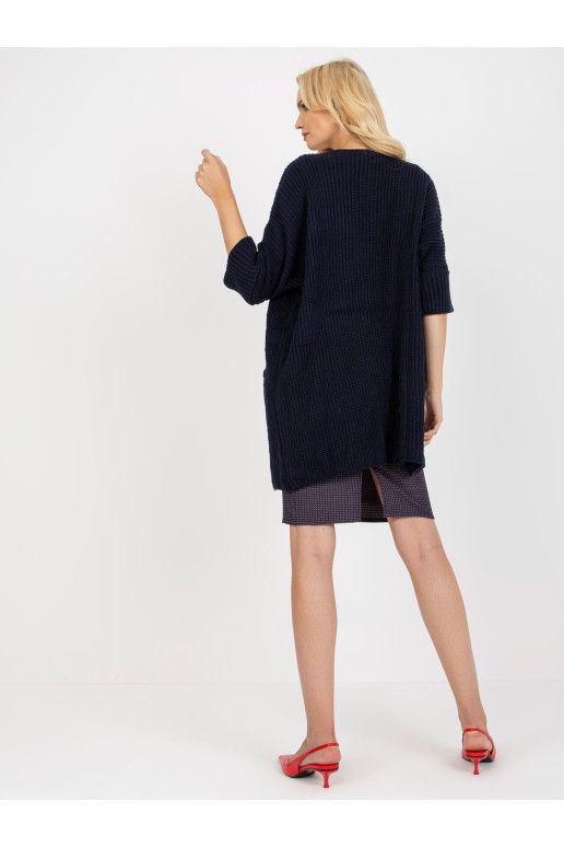 Cardigan-LO-SW-LK-3002.98P-tamsiai mėlyna