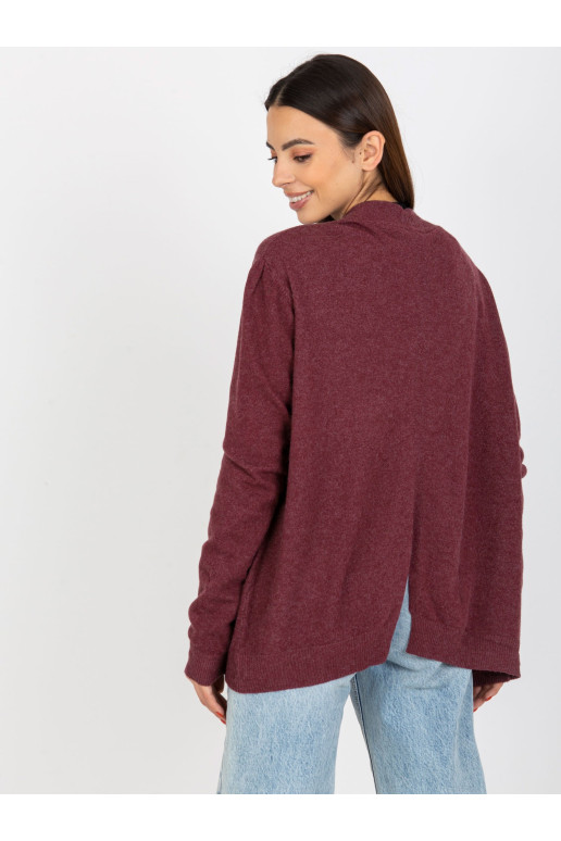Megztinis-VI-SW-17308.60P-bordo