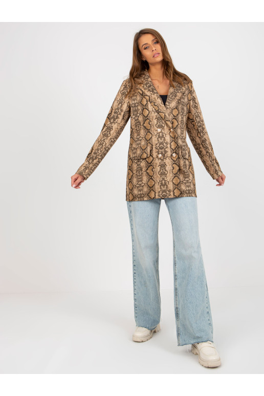 Blazer-LK-MA-508721-1,25-tamsiai smėlio spalvos