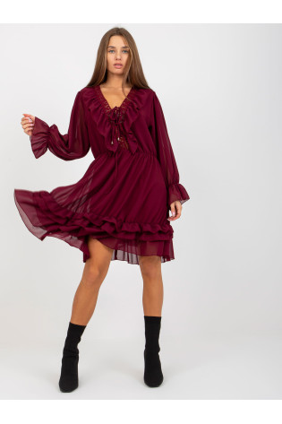 Suknelė-TW-SK-BI-0761.92-bordo