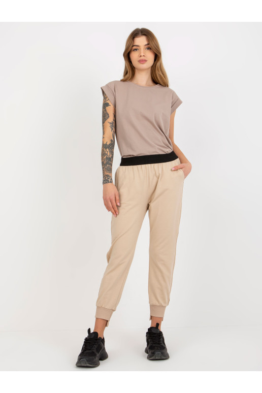 Sportinės kelnės-EM-DR-635.11-smėlio spalvos