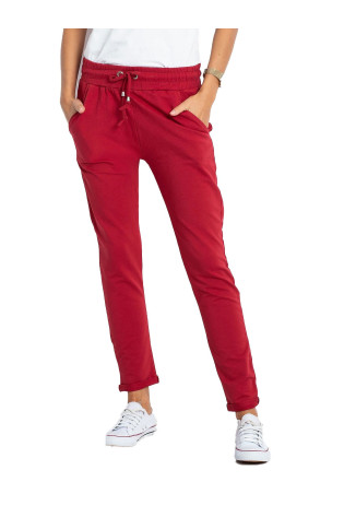 Sportinės kelnės-RV-DR-3698.09X-bordo