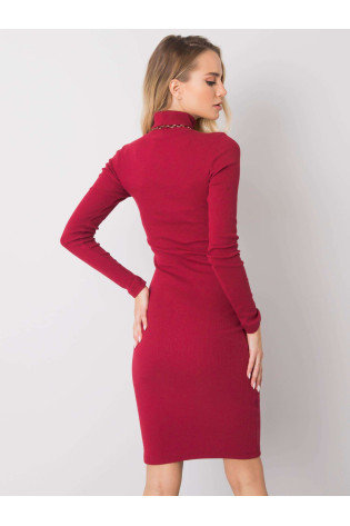 Suknelė-RV-SK-R5133.07P-bordo