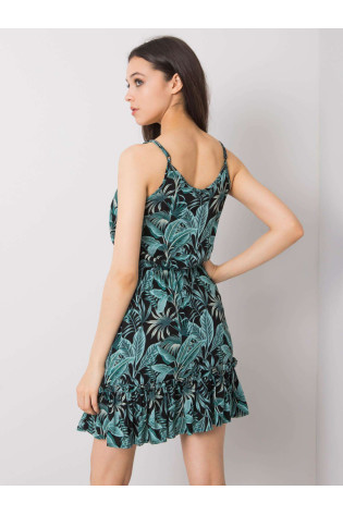 Suknelė-D73771M30250-juoda ir žalia