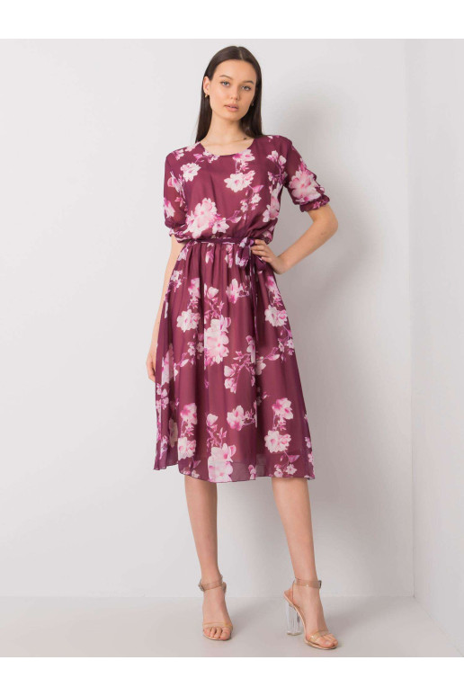 Suknelė-LK-SK-507659.02P-tamsiai violetinė