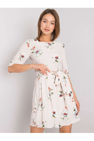Suknelė-LK-SK-507547.16P-šviesiai smėlio spalvos
