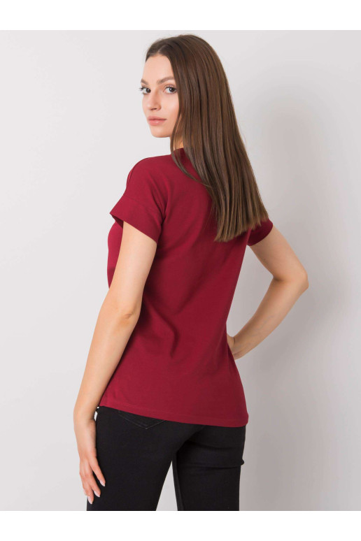 Marškinėliai-FA-TS-7161.32P-bordo