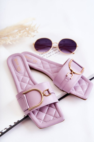 Moteriškos klasikinės s šlepetės su Violetinės Shilla...