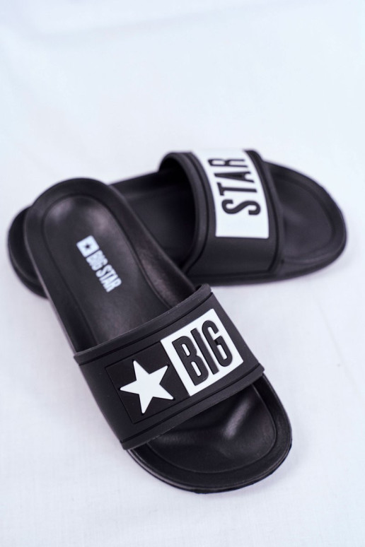 Big Star vaikiški šlepetės juodos DD374150