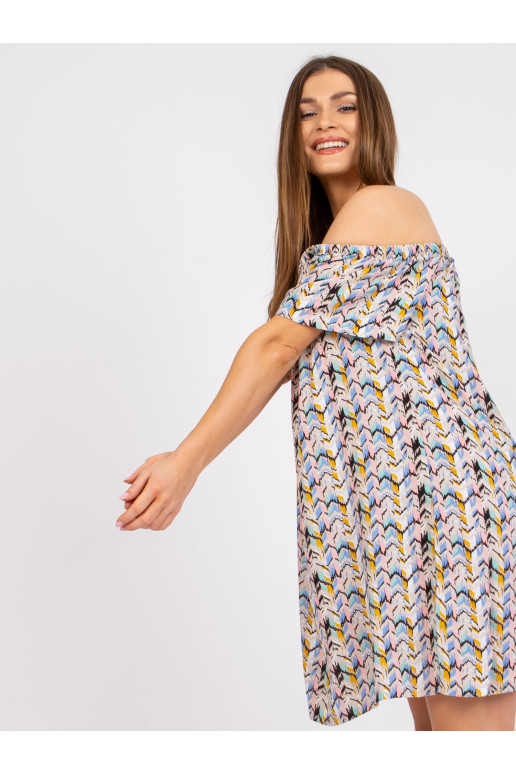 Suknelė - D73771M30145H - margaspalvė