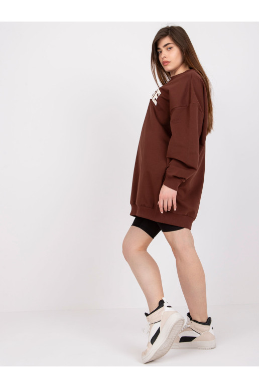 Megztinis-FA-BL-7649.85P-tamsiai rudas