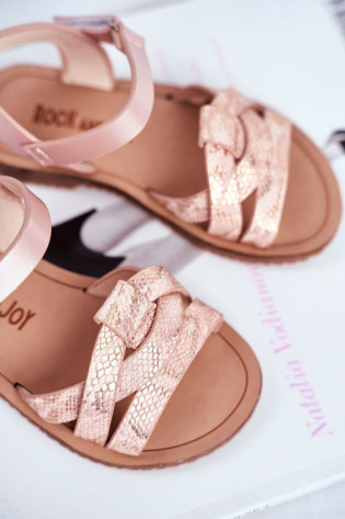 Vaikiški Velcro sandalai mergaitei Pink Lilo 2