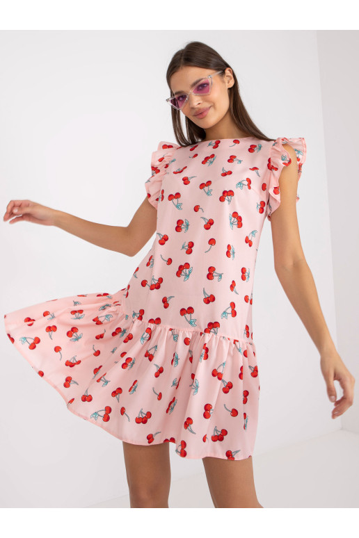 Suknelė-LK-SK-506950-1.12P-šviesiai rožinė