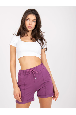 Šortai-FA-SN-6283.88P-tamsiai violetinė