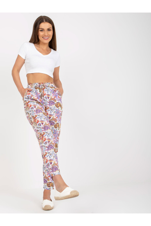 Kelnės - D73771M61869M - šviesiai violetinės spalvos