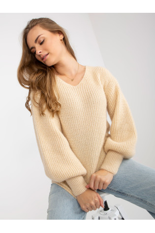 Megztinis-TW-SW-BI-9029.84-smėlio spalvos