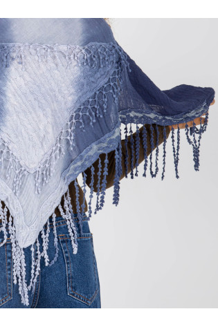 Bandana-AT-CH-0411.68P-tamsiai mėlyna