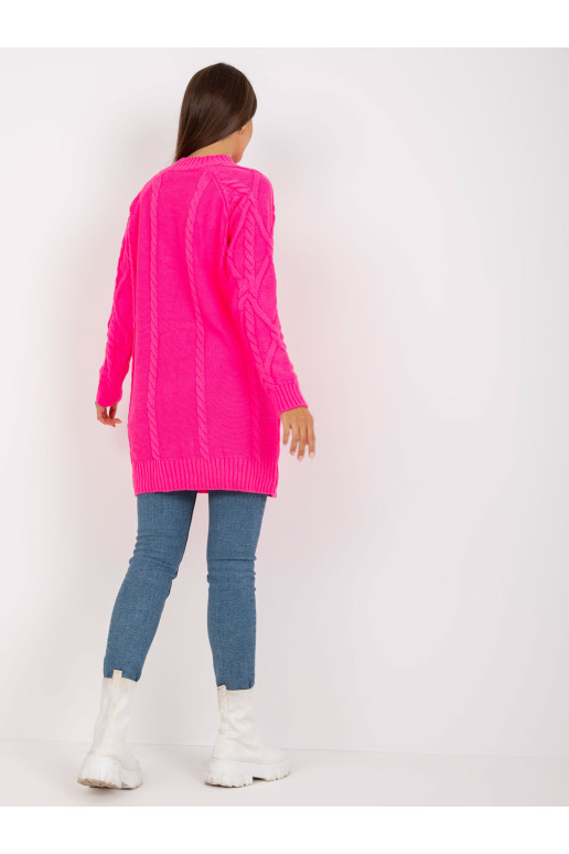 Megztinis-LC-SW-8012.88P-fluo rožinis