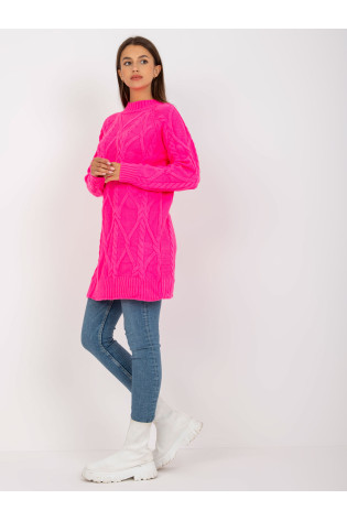 Megztinis-LC-SW-8012.88P-fluo rožinis