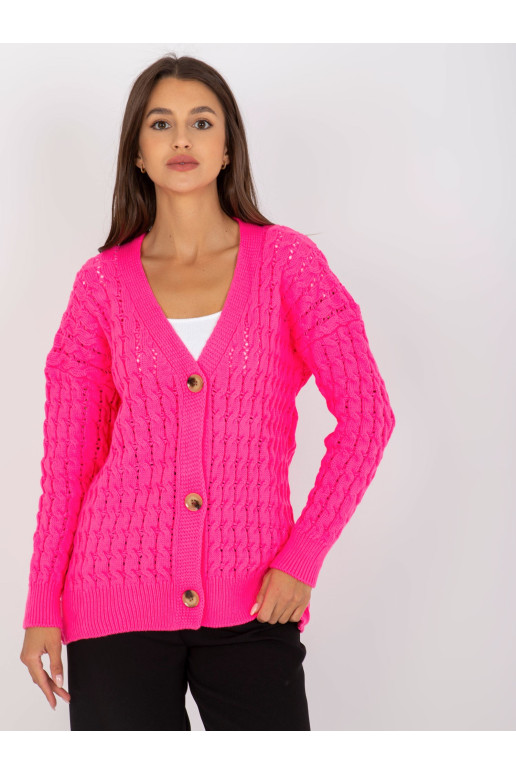 Megztinis-LC-SW-8036.74P-fluo rožinis