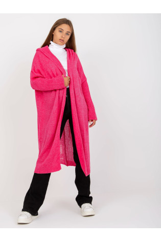 Cardigan-TW-SW-BI-M56.35-fluo rožinė