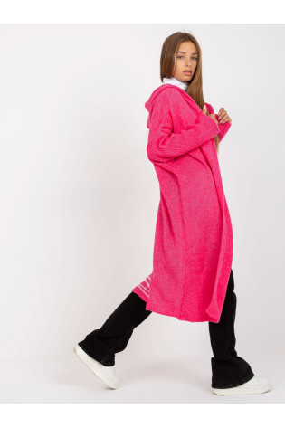 Cardigan-TW-SW-BI-M56.35-fluo rožinė