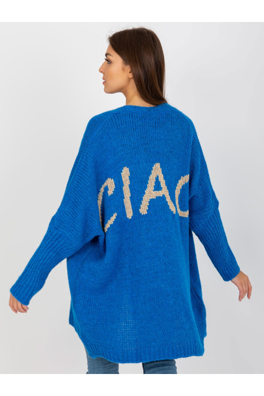 Cardigan-TW-SW-BI-M2201.87-tamsiai mėlyna