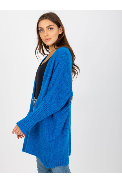 Cardigan-TW-SW-BI-M2201.87-tamsiai mėlyna