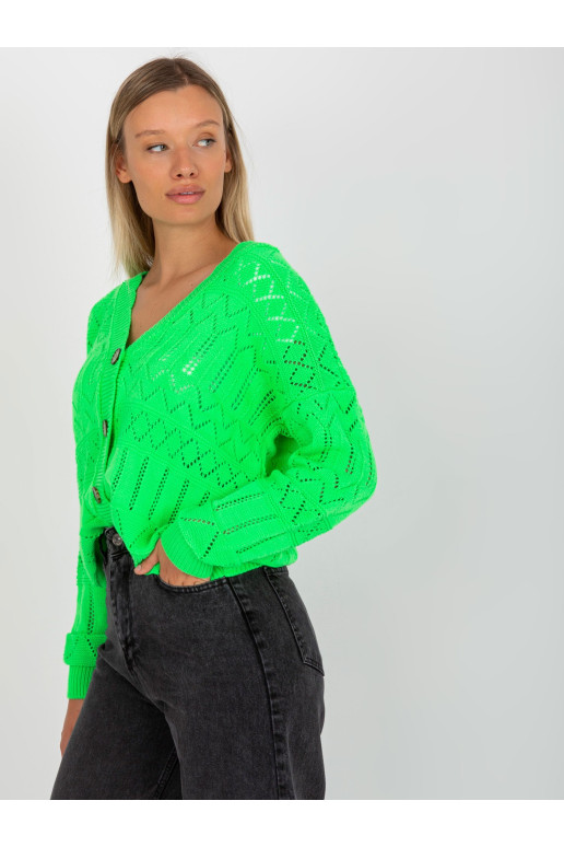 Megztinis-LC-SW-8022.04P-fluo žalias
