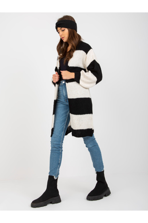 Cardigan-TW-SW-BI-M3022.29X-balta ir juoda