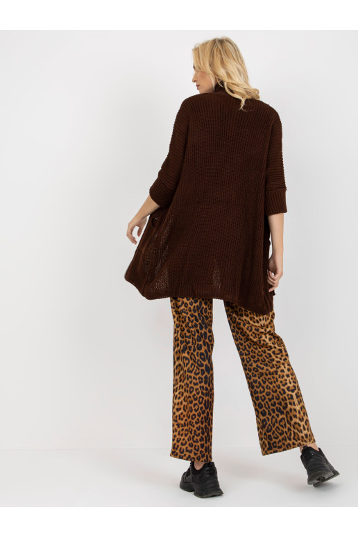 Cardigan-LO-SW-LK-3002.98P-tamsiai ruda