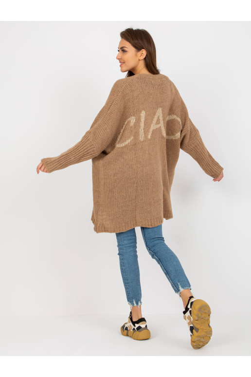 Cardigan-TW-SW-BI-M2201.87-tamsiai smėlio spalvos