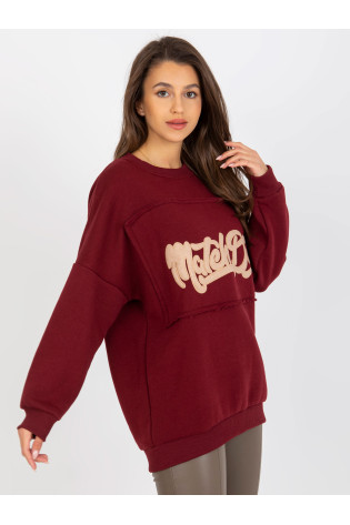 Megztinis-FA-BL-8127.80P-bordo