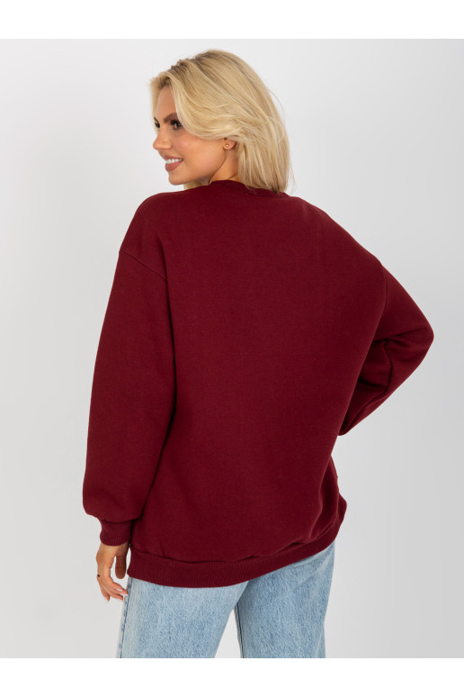 Megztinis-FA-BL-8138.23-bordo