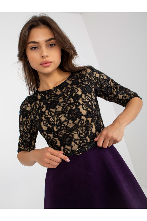 Suknelė-LK-SK-506582.04P-tamsiai violetinė