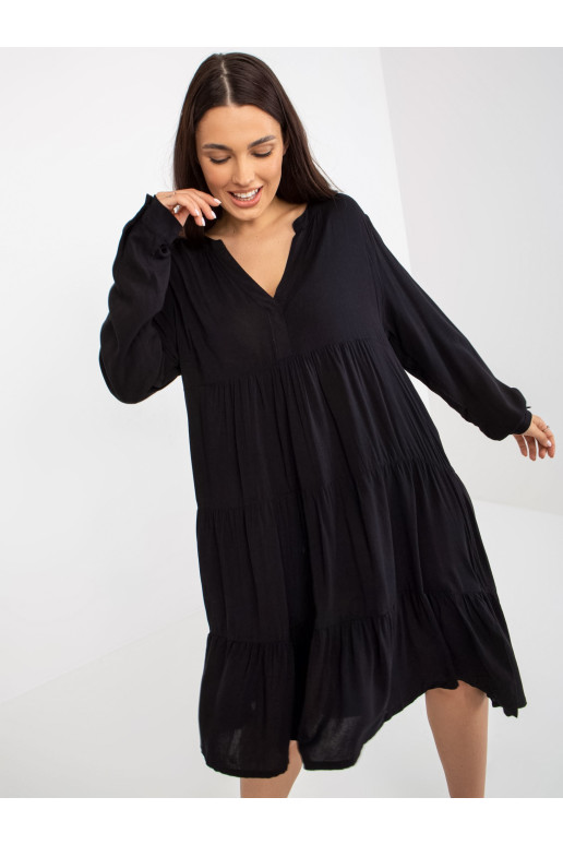 Suknelė - D73761M30361A - Juoda