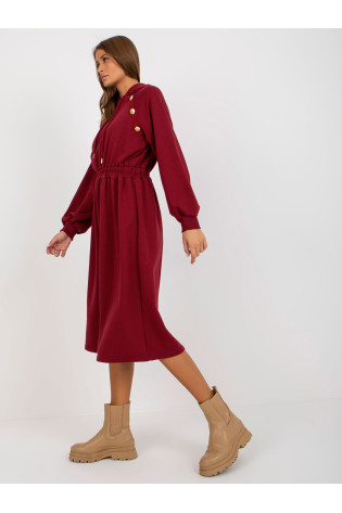 Suknelė-RV-SK-8336.12P-bordo