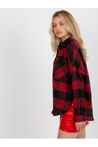 Marškiniai-DN-KS-3990.95P-juoda-raudona