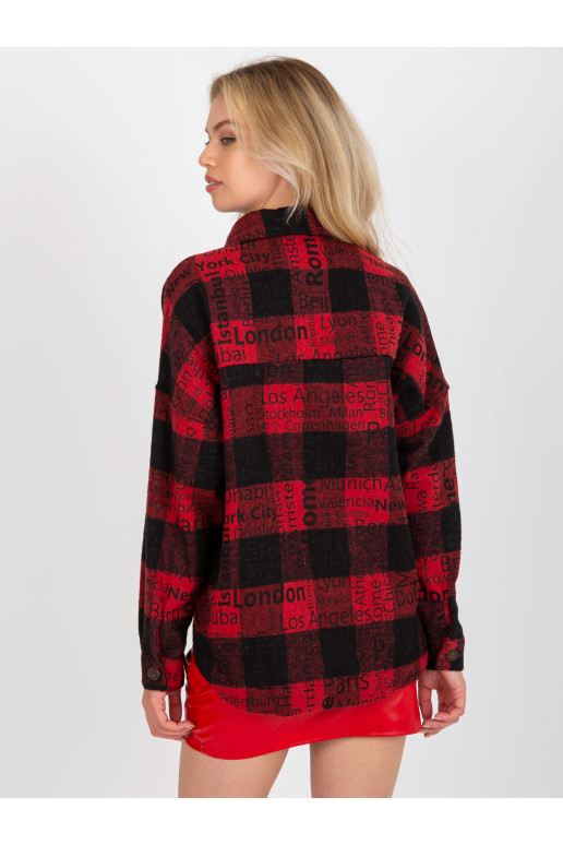 Marškiniai-DN-KS-3990.95P-juoda-raudona