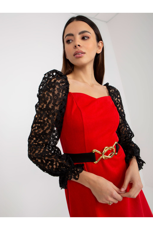 Suknelė-LK-SK-508840-1.01P-raudona