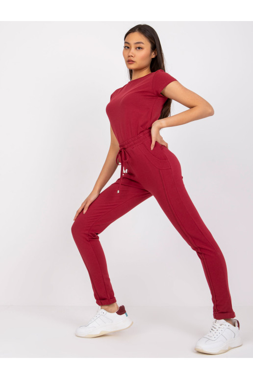 Sportinės kelnės-RV-DR-3589.06X-bordo