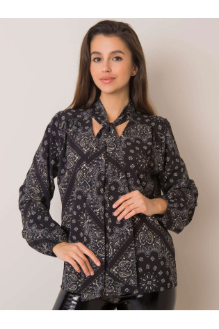 Palaidinė-DHJ-BZ-12182-4.31P-juoda ir smėlio spalvos