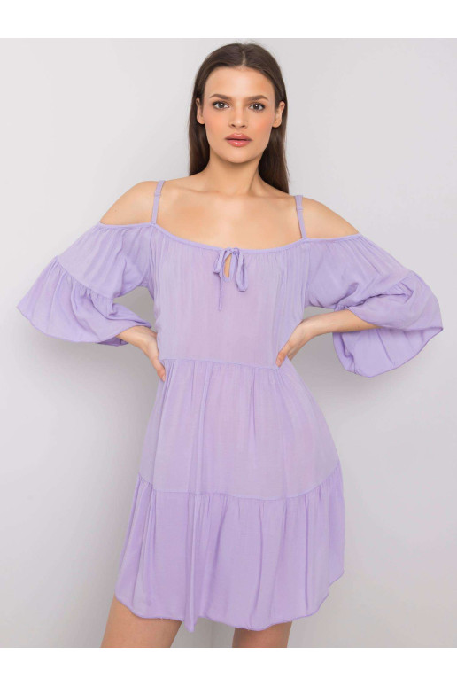 Suknelė-TW-SK-BI-80840.20-šviesiai violetinė
