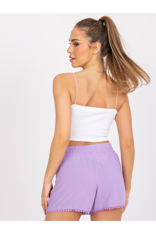 Šortai – D73761M61531KA – šviesiai violetiniai
