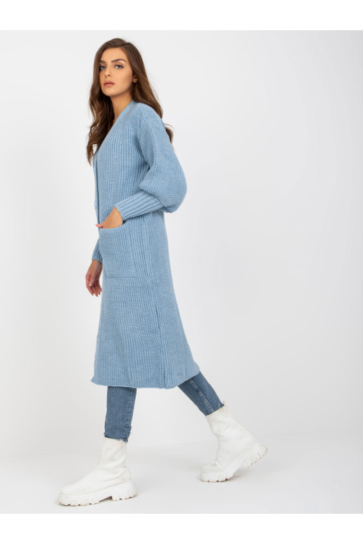 Cardigan-TW-SW-BL-0100.38X-šviesiai mėlyna
