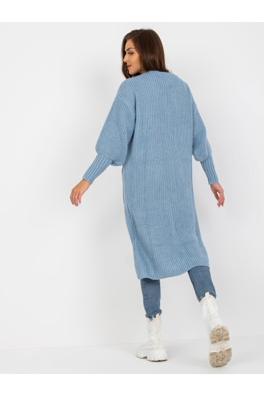 Cardigan-TW-SW-BL-0100.38X-šviesiai mėlyna
