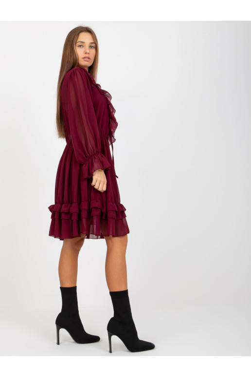 Suknelė-TW-SK-BI-0761.92-bordo