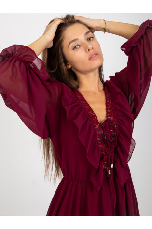 Suknelė-TW-SK-BI-0761.92-bordo